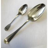 TWO CAPE SILVER SPOONS