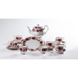 A ROYAL ALBERT 'OLD ENGLISH' ROSE TEA SERVICE