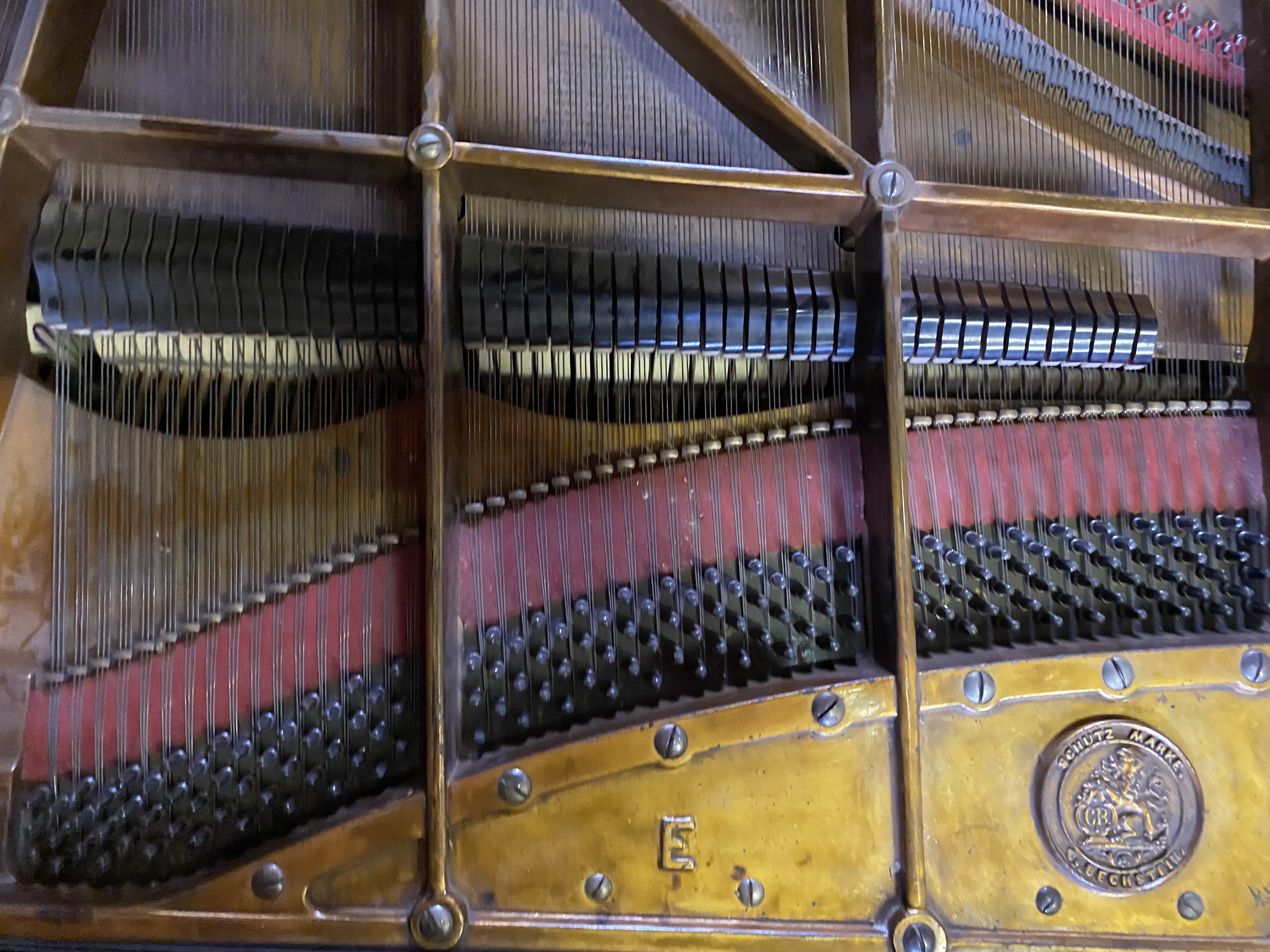 A BECHSTEIN CONCERT GRAND PIANO, 1894 - Image 3 of 4