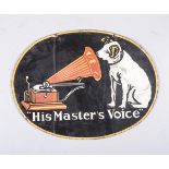 AN OVAL 'HIS MASTER'S VOICE'