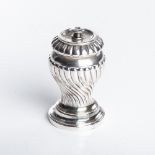 AN AUSTRIAN SILVER PEPPER GRINDER