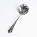 A GEORGE III OLD ENGLISH PATTERN STUFFING SPOON