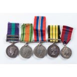 EAST AND NORTH AFRICAN CAMPAIGN SOUTH AFRICAN ENGINEER CORP OFFICER'S MEDAL GROUP