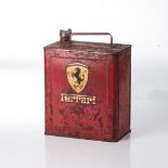 A FERRARI BRANDED FUEL CAN