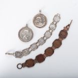 A SUITE OF COIN JEWELLERY