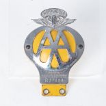 A RHODESIAN AA BADGE C.1950s