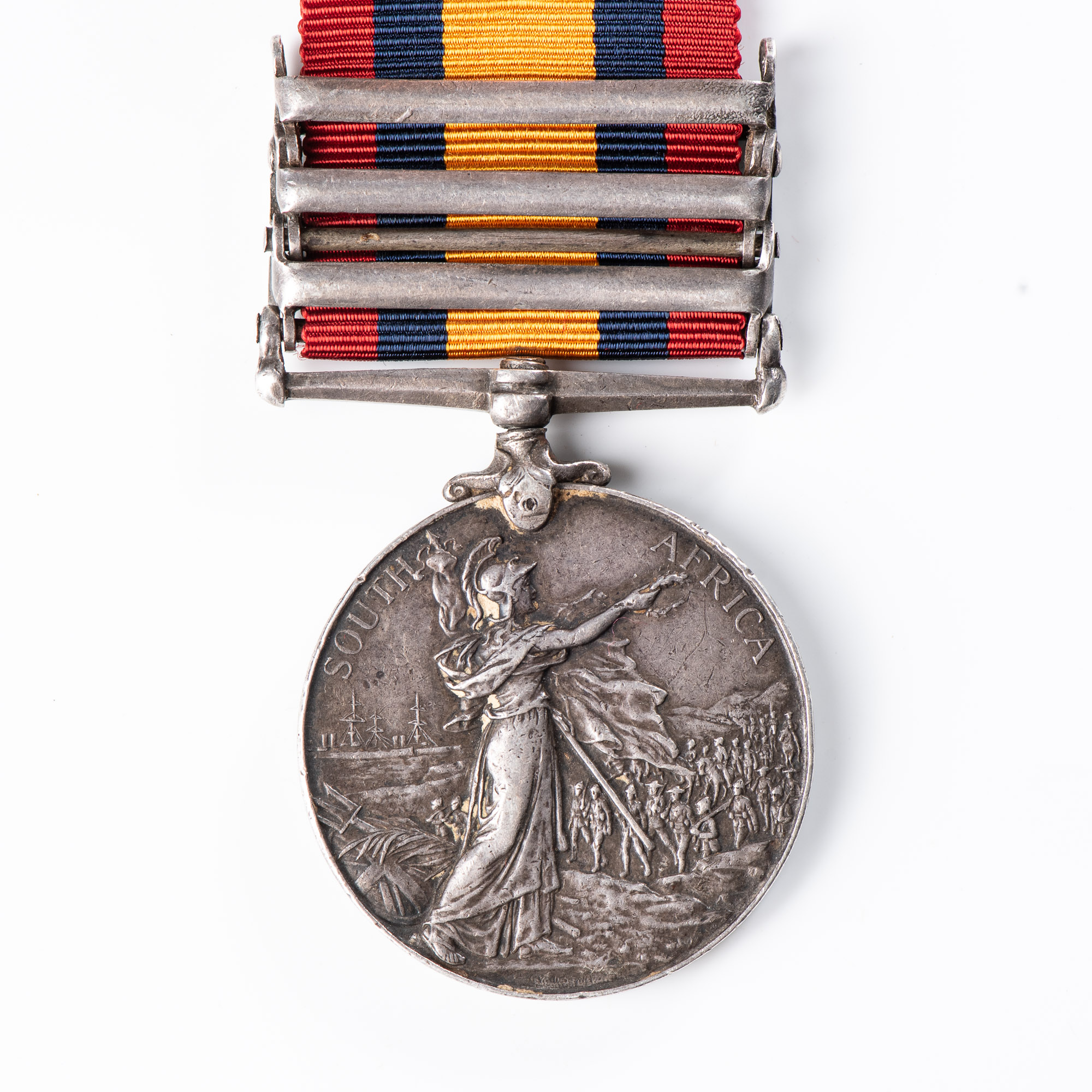 BOER WAR QUEEN'S SOUTH AFRICA MEDAL TO UITENHAGE VOLUNTEER RIFLES - Image 3 of 3