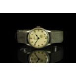 GENTLEMENS OMEGA MILITARY 6B AIR MINISTRY CIRCA 1941/2, circular patina dial with black arabic