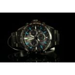 GENTLEMANS SEIKO ASTRON CHRONGRAPH , GPS SOLAR, MODEL 471580,round, black dial with illuminated