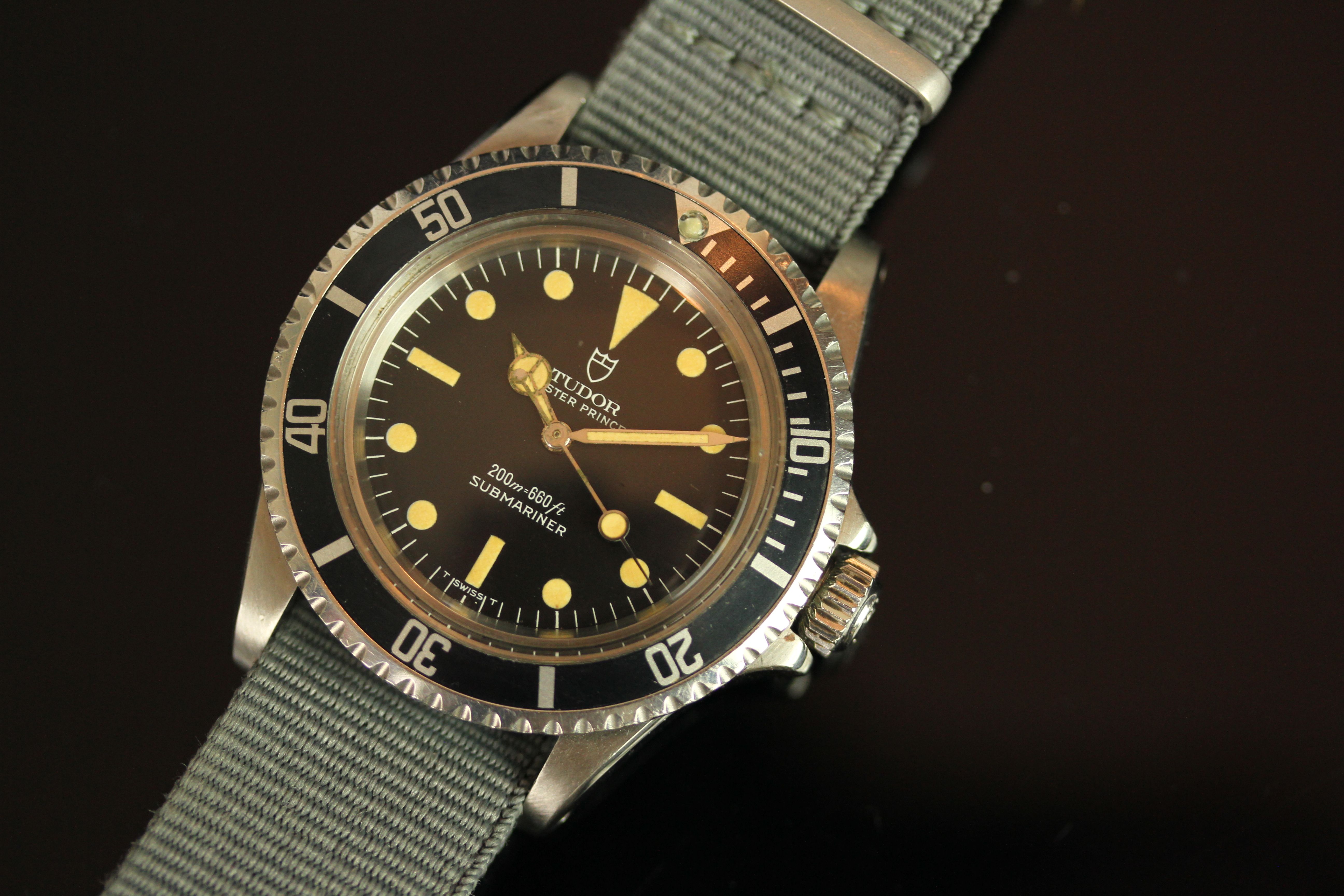 GENTLEMAN'S TUDOR OYSTER PRINCE SUBMARINER ARGENTINE NAVY MILSUB 7928, CUPRO GAURDIA DE INFANTERTA , - Image 4 of 5