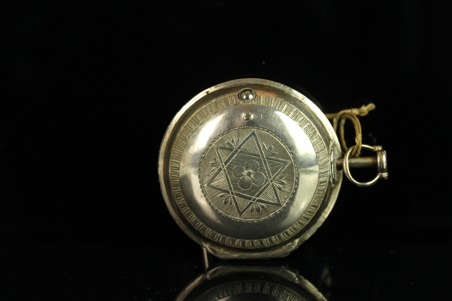 RARE 18TH CENTURY ALEX MICHELSON PASCAL LONDON EARLY VERGE MOVEMENT POCKETWATCH,double cased, - Image 2 of 4