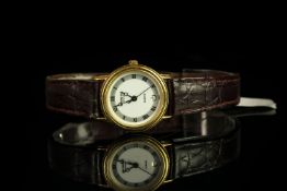 LADIES RAYMOND WEIL 5332,round, white dial with grey sub dial, black hands and black roman numeral