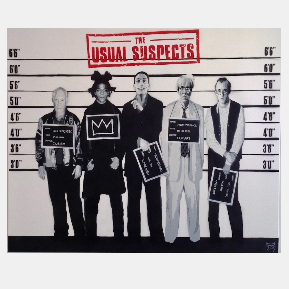 The Usual Suspects- Basquiat Crown Edition by Catman