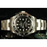 UNWORN GENTLEMENS ROLEX OYSTER PERPETUAL DATE DEEPSEA SEA-DWELLER WRISTWATCH FULL SET REF. 126660,