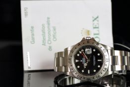 GENTLEMENS ROLEX OYSTER PERPETUAL DATE EXPLORER ll WRISTWATCH W/ PAPERS REF. 16570 CIRCA 2004,