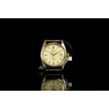 GENTLEMENS ROLEX OYSTER PERPETUAL WRISTWATCH REF. 6105, circular cream dial with gold hands and hour