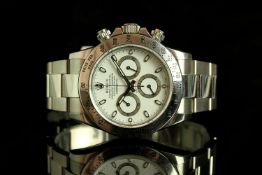 GENTLEMENS ROLEX OYSTER PERPETUAL COSMOGRAPH 'APH' DAYTONA CHRONOGRAPH WRISTWATCH W/ GUARENTEE