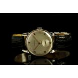 GENTLEMENS MARVIN ANTI MAGNETIC WRISTWATCH, circular silver dial with gilt arabic numerals and