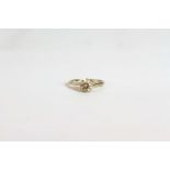 18CT SINGLE STONE BRILLIANT CUT DIAMOND RING , ESTIMATED AT 1.00CT,total weight 2.76gms, stamped