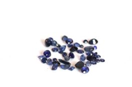 A mixed bag of loose sapphires, various cuts, estimated total weight 14.08ct