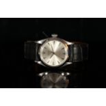 GENTLEMENS ROLEX OYSTER ROYAL PRECISION WRISTWATCH, circular silver dial with arrow hour markers,