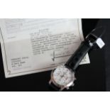 GENTLEMENS CHOPARD MILLE MIGLIA CHRONOGRAPH WRISTWATCH W/ PAPERWORK REF. 8932 CIRCA 2003, circular