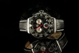 GENTLEMENS TAG HEUER FORMULA 1 PROFESSIONAL CHRONOGRAPH WRISTWATCH REF. CAC1110-0, circular black