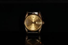 GENTLEMAN'S GOLD PLATED ROLEX OYSTERDATE MODEL 6694, SN 471...CIRCA BETWEEN 1946 AND 1959 AND IS