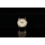 GENTLEMENS OMEGA SEAMASTER AUTOMATIC WRISTWATCH REF. 2975 CIRCA 1958, circular silver dial with a