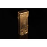VINTAGE CLASSIC DUNHILL LIGHTER, 14k outer jacket,63x 23mm, total weight 95.56 gms, currently