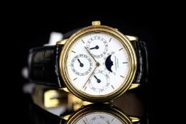 GENTLEMEN'S AUDEMARS PIGUET QUANTIEME PERPETUAL AUTOMATIQUE, 18K YELLOW GOLD, REF. 25657/002BA,