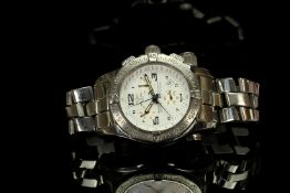 GENTLEMENS BREITLING EMERGENCY CHRONOGRAPH WRISTWATCH W/ BOX PAPERS & ACCESSORIES REF. A73321,