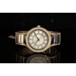 *TO BE SOLD WITHOUT RESERVE* MICHAEL KORS, mother of pearl dial, stone set dial, case and bezel,