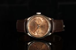 *** TO BE SOLD WITHOUT RESERVE*** GENTLEMEN'S BURBERRY CALENDAR WRISTWATCH, circular salmon pink