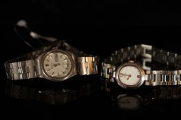 ***TO BE SOLD WITHOUT RESERVE*** GROUP OF 2 LADIES SEIKO WATCHES, Watch 1 - white dial with arabic