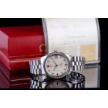 GENTLEMENS OMEGA SEAMASTER ELECTRONIC F300HZ WRISTWATCH W/ BOX & PAPERS REF. 198.001, circular linen