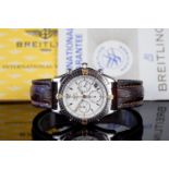 GENTLEMENS BREITLING CHRONO COCKPIT CHRONOGRAPH WRISTWATCH REF. B30012 W/ BOX & PAPERS, circular