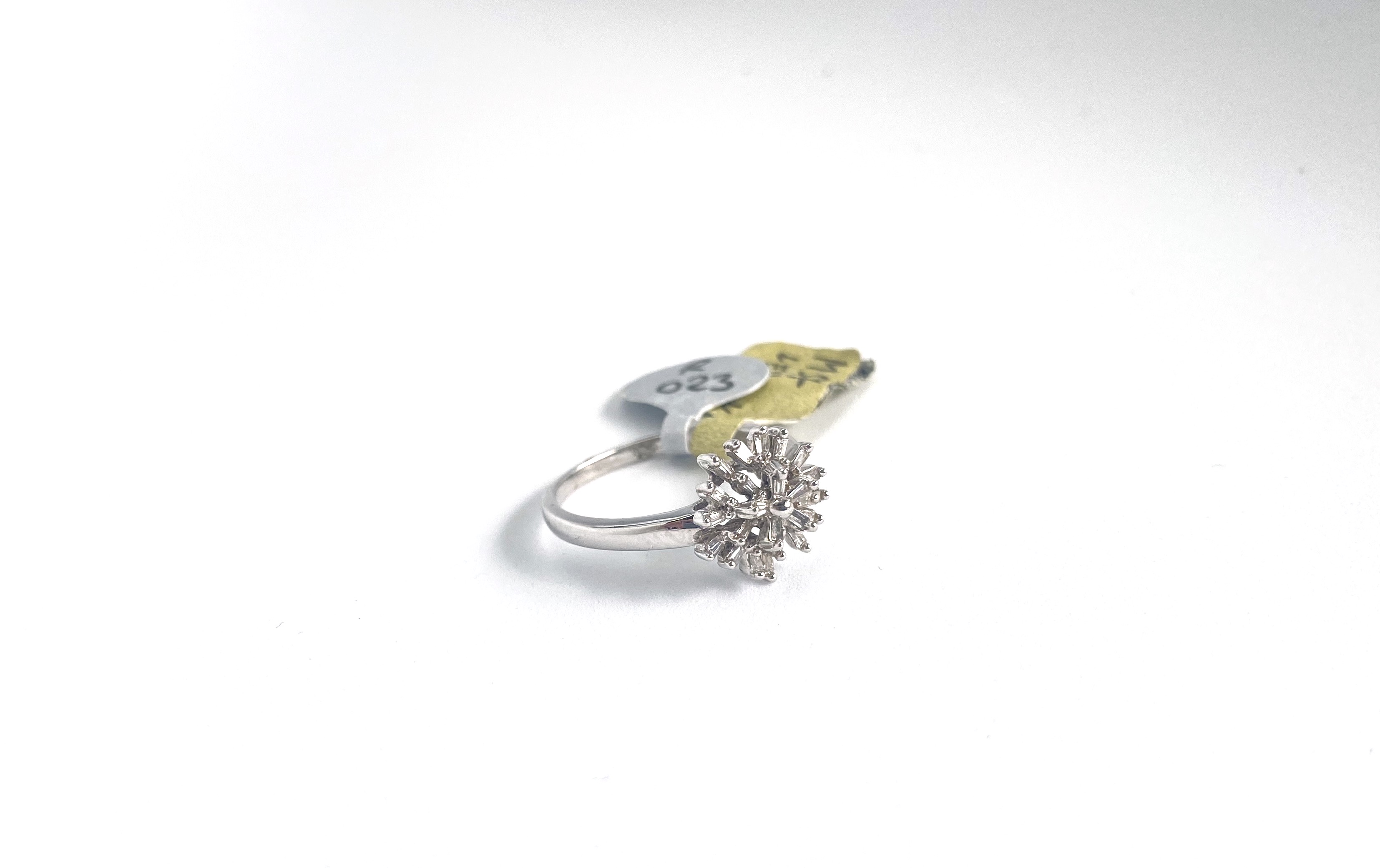 18ct Diamond Cluster Dress Ring