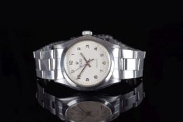 GENTLEMENS ROLEX OYSTER PRECISION WRISTWATCH REF. 6426 CIRCA 1966, circular off white dial with