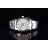 GENTLEMENS ROLEX OYSTER PRECISION WRISTWATCH REF. 6426 CIRCA 1966, circular off white dial with