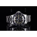 GENTLEMENS ROLEX OYSTER PERPETUAL SUBMARINER REF. 5513 CIRCA 1969, circular black 'swiss - T <25'