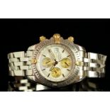 GENTLEMENS BREITLING AUTOMATIC CHRONOMAT EVOLUTION CHRONOGRAPH WRISTWATCH REF. B13356, circular