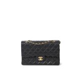 Chanel Lambskin Leather Small Double Flap Shoulder Bag