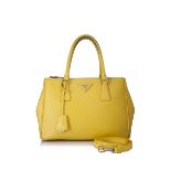 Prada Saffiano Leather Galleria Satchel