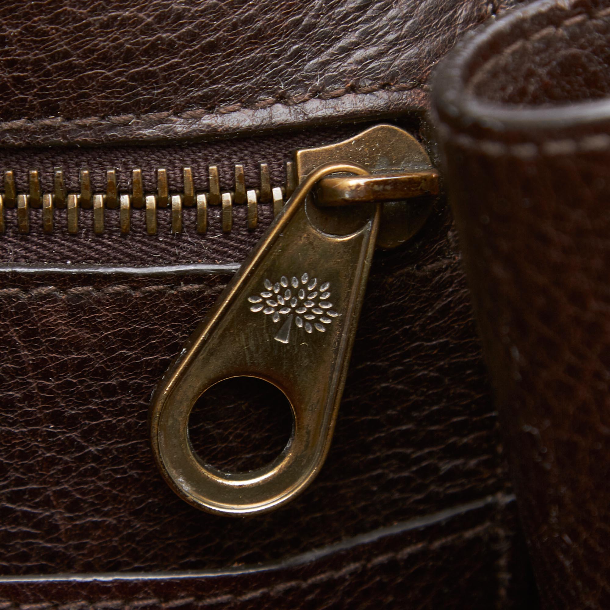 Mulberry Leather Bayswater Brogue Bag - Image 8 of 10