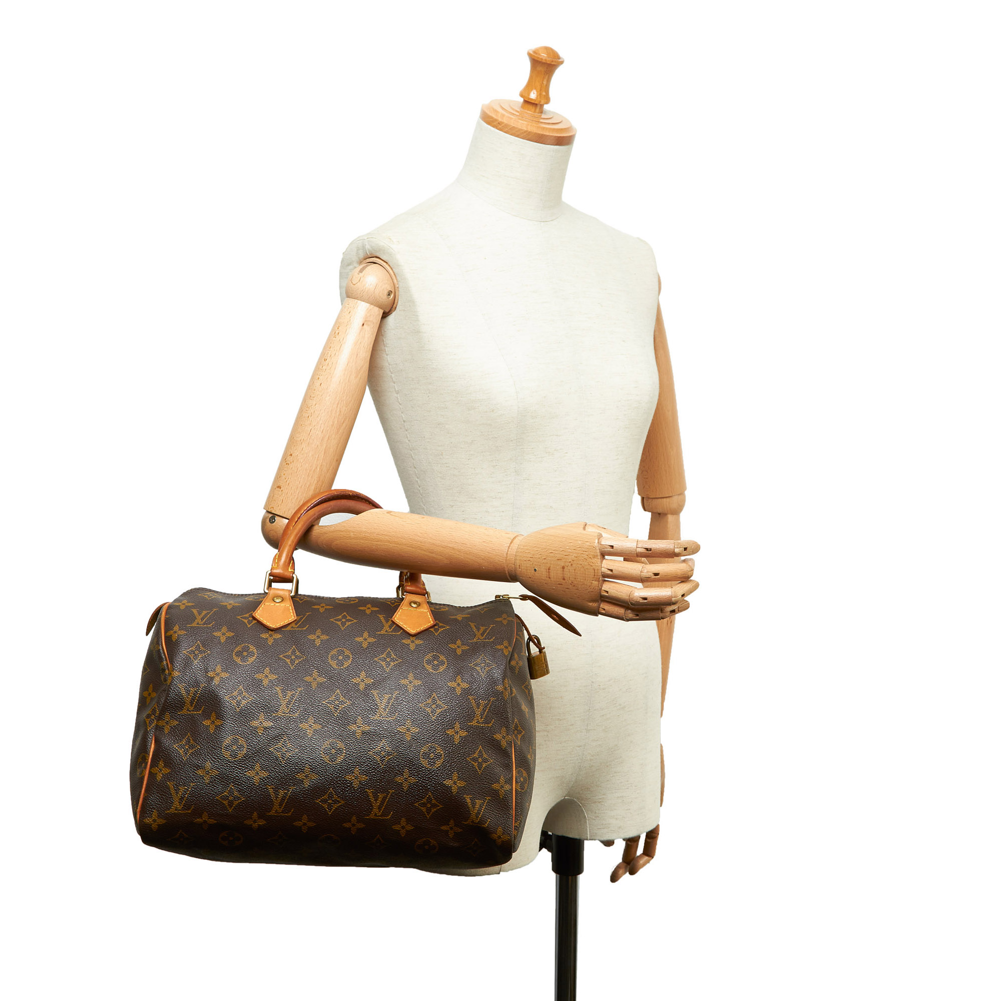 Louis Vuitton Monogram Speedy 30 Bag - Image 5 of 9