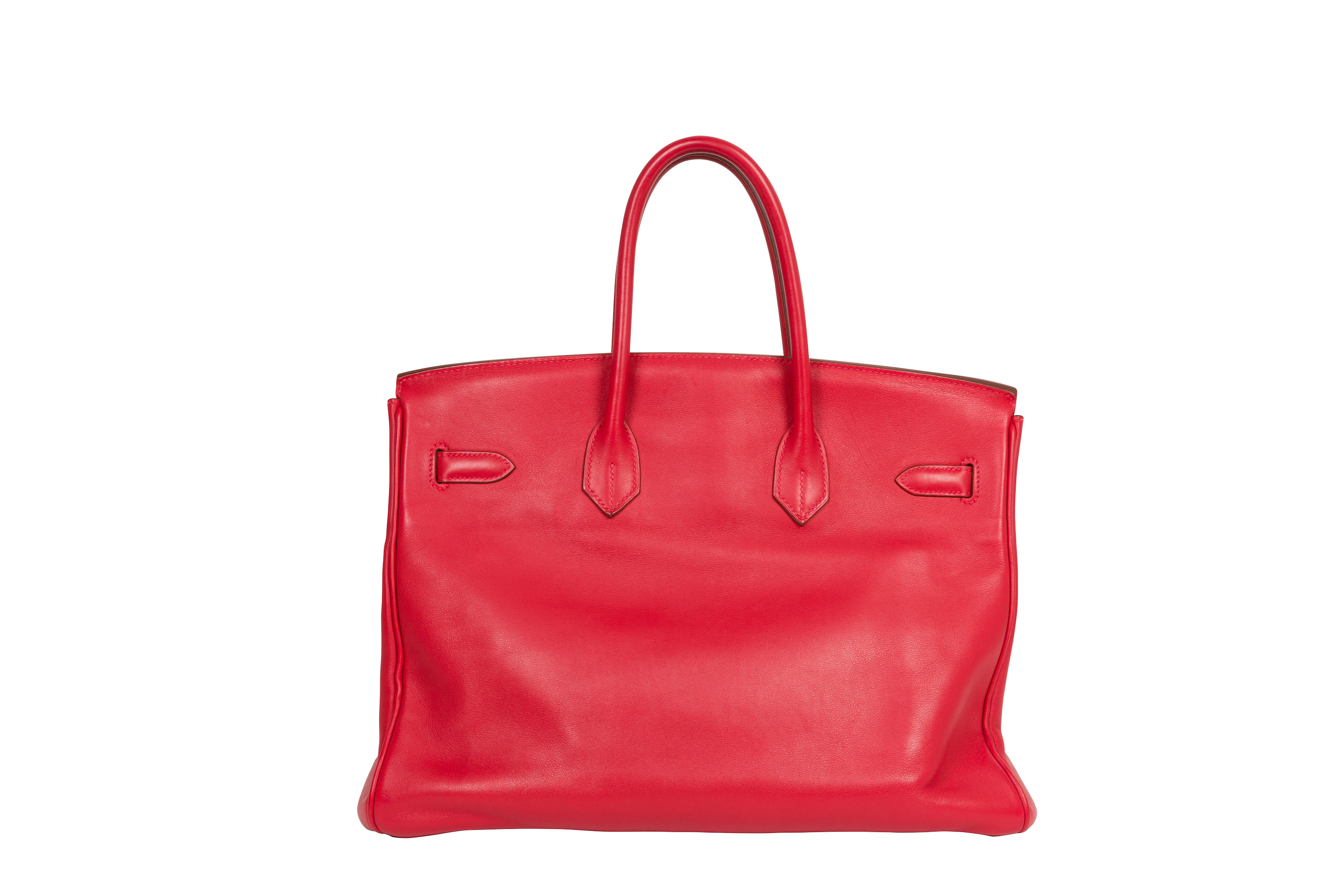 Hermes Rouge Pivoine Birkin 35 in Swift leather - Image 2 of 7