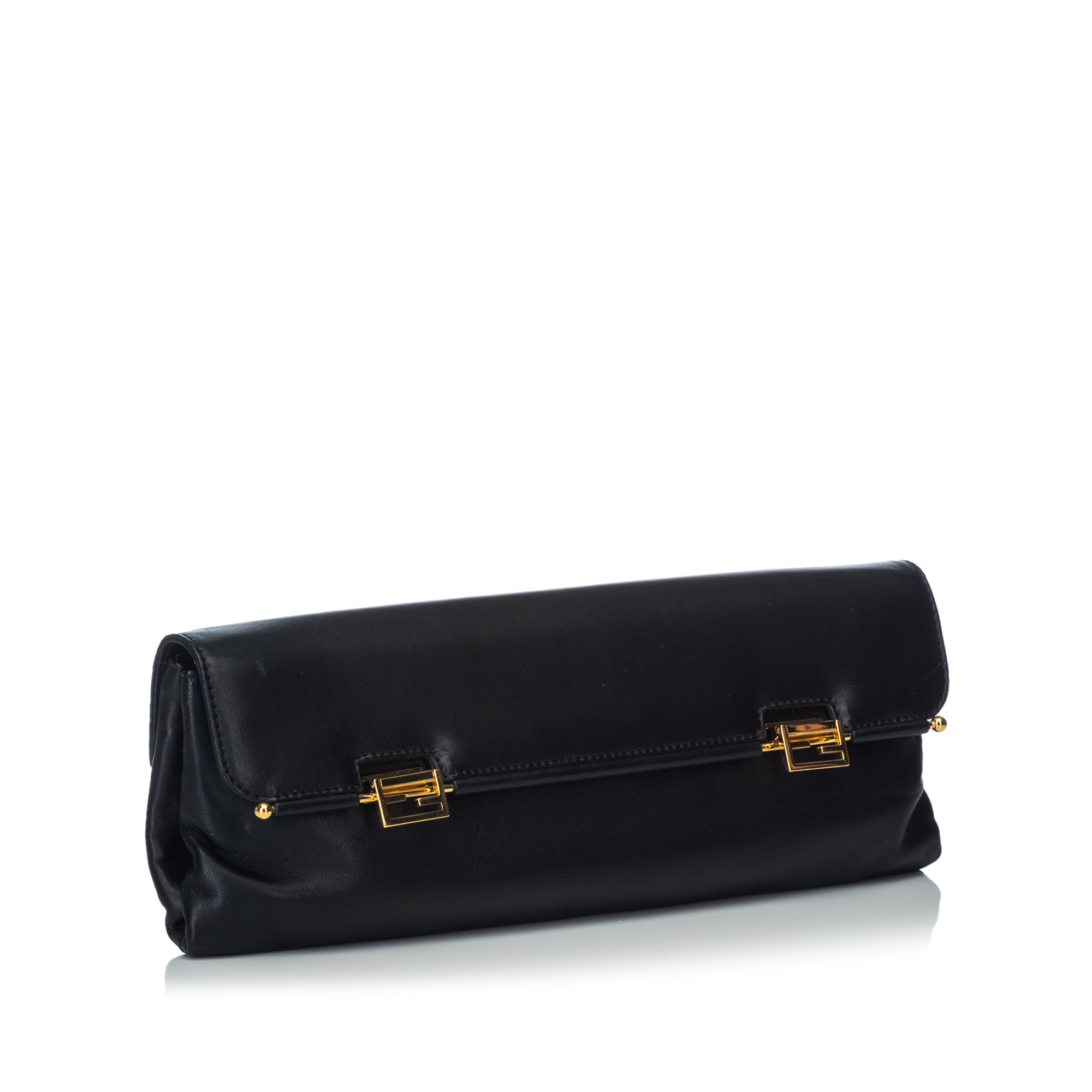 Fendi Leather Clutch Bag - Image 11 of 11