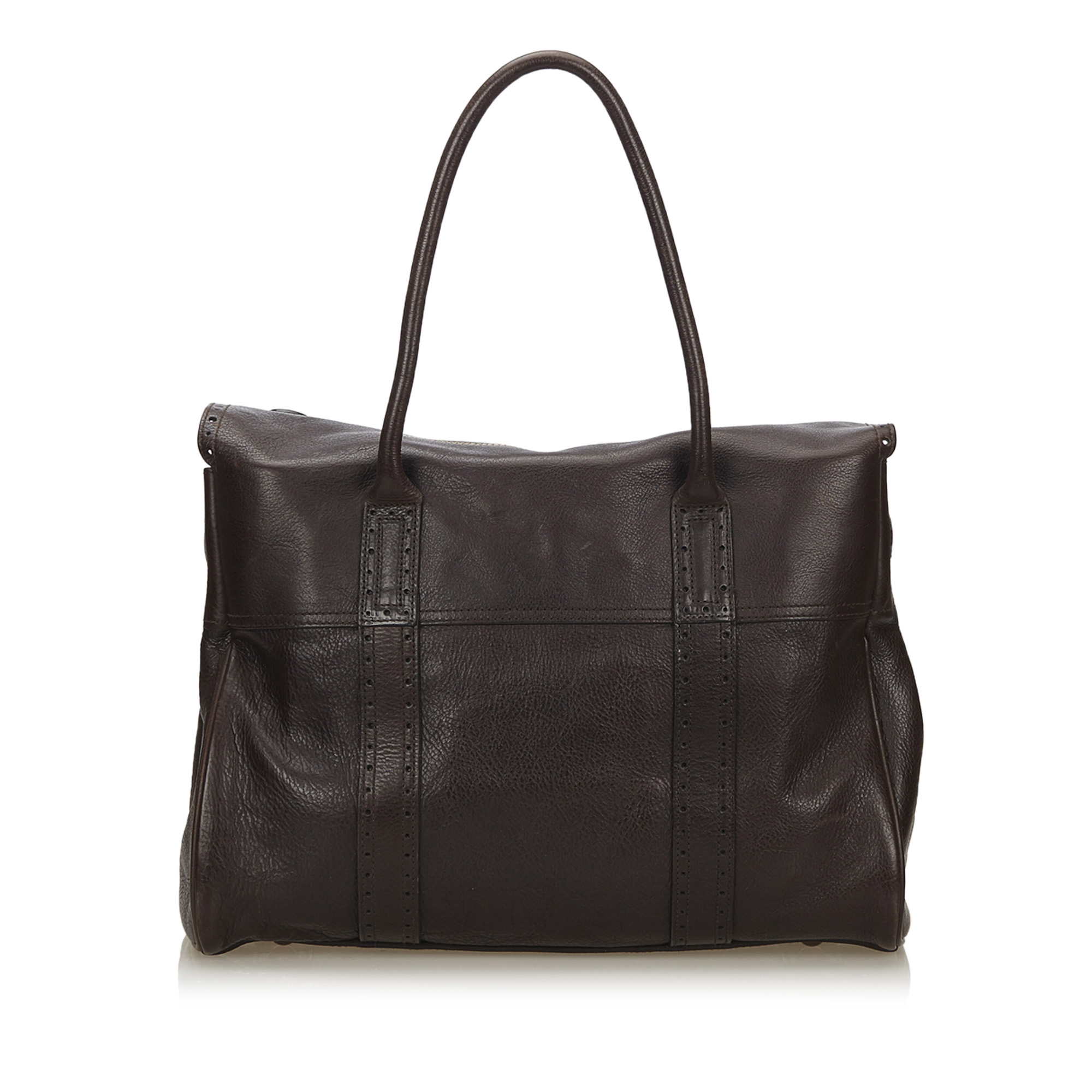 Mulberry Leather Bayswater Brogue Bag - Image 4 of 10