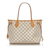 Louis Vuitton Damier Azur Neverfull PM Bag